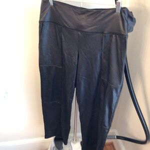 Nicole Miller Faux Leather Pants